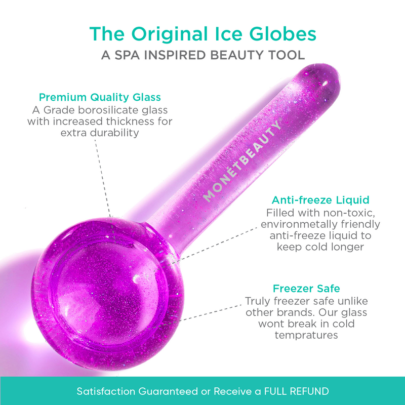 MonétBeauty Ice Globes for Facials (Purple)